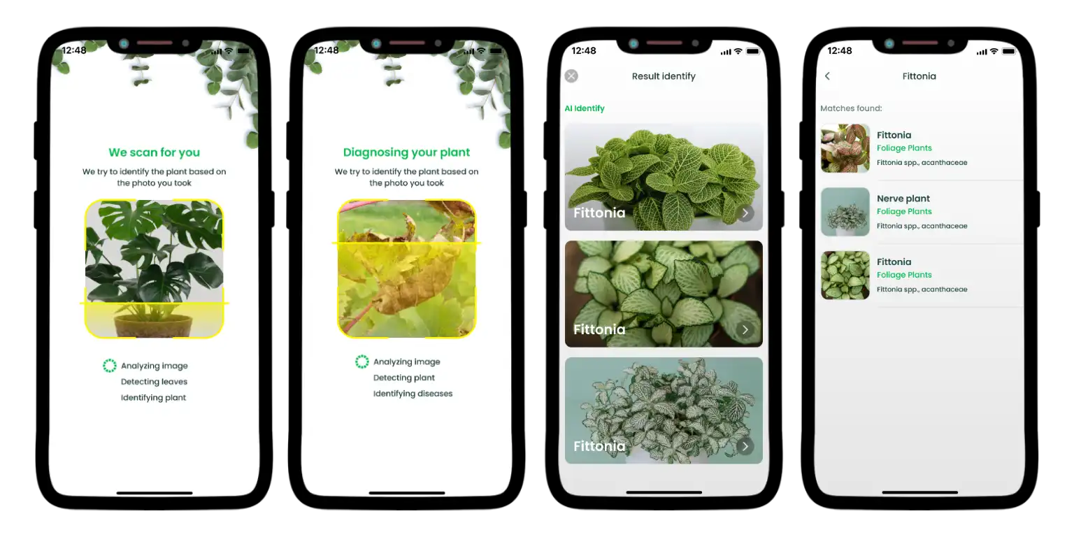 Diagnostics from photo at AI Plant Finder.